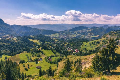 Carpathian Mountains in Poland